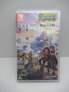 59/R766★RPG MAKER WITH / RPGメーカーウィズ★初回製造封入特典付き★Nintendo Switch ニンテンドースイッチ★未開封品 