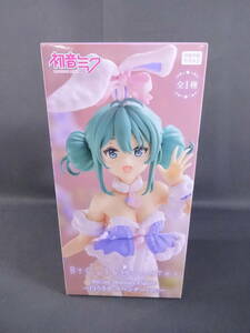 08/H319* Hatsune Miku BiCute Bunnies Figure- white ... lavender ver.-* unopened 