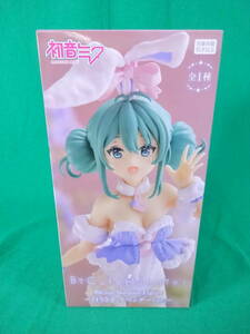 08/H393* Hatsune Miku BiCute Bunnies Figure- white ... lavender ver.-* unopened 