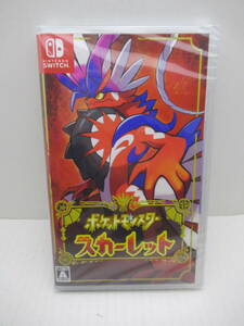 59/R933* Pocket Monster scarlet *Nintendo Switch Nintendo switch * Pokemon * unopened goods 