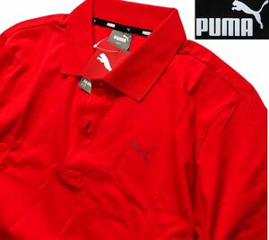 #C040 новый товар [ мужской XL] Puma Golf PUMA хлопок рубашка-поло короткий рукав goru Fred с биркой 