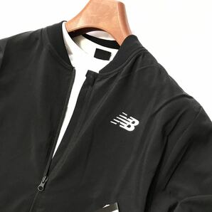 ◆H597新品【日本Mサイズ】黒 春夏 ニューバランス ゴルフに最適 ジャケット オールシーズンNew Balance GOLF ボンバージャケット ma-1の画像2