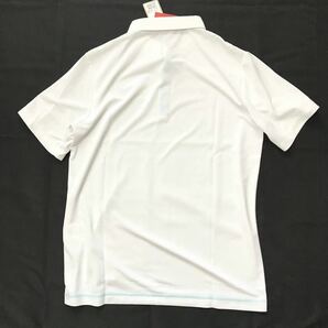 ◆H224 新品 【メンズXL】白ホワイト PUMA GOLFプーマゴルフ 左胸刺繍ロゴ 吸汗速乾素材ストレッチ ポロシャツの画像7
