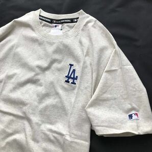 ▲B243新品 【メンズL 】灰グレー LAロゴ ドジャース MLB ライセンス商品 メジャーリーグ 大谷翔平 T シャツ 半袖の画像6