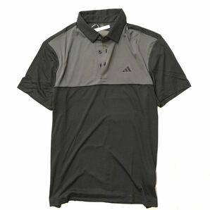 ▲B171新品 【メンズXL】黒 アディダスゴルフ ポロシャツ 長袖 adidas GOLF ゴルフウェア 高品質の画像2