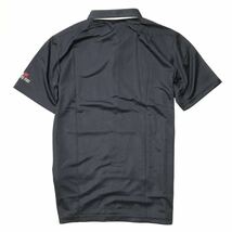 新品【メンズLL 】紺【FILA GOLF】フィラゴルフ COOL TOUCH光沢 高品質 接触冷感 吸汗速乾 ロゴ 半袖ポロシャツ_画像8