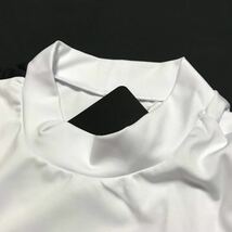 新品【メンズLL】白黒 フィラ ゴルフウェア 半袖 シャツ 春 夏 モックネックシャツ_画像3