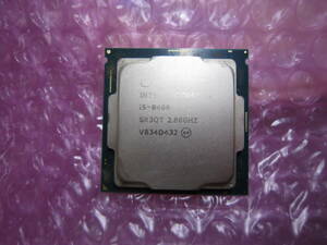 1233★CPU Intel Core i5 8400 2.80GHZ SR3QT 動作品
