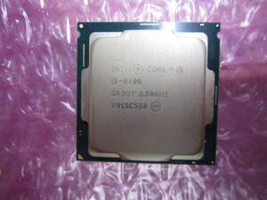 1235★CPU Intel Core i5 8400 2.80GHZ SR3QT 動作品