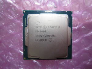 1263★CPU Intel Core i5 8400 2.80GHZ SR3QT 動作品