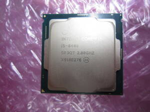 1264★CPU Intel Core i5 8400 2.80GHZ SR3QT 動作品