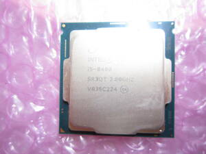 1297★CPU Intel Core i5 8400 2.80GHZ SR3QT 動作品
