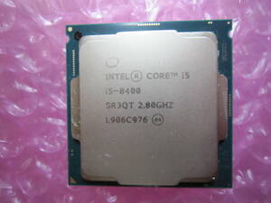 1338★CPU Intel Core i5 8400 2.80GHZ SR3QT 動作品