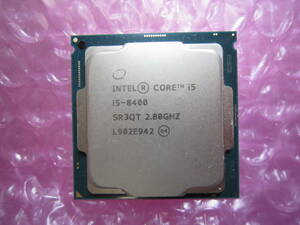 1339★CPU Intel Core i5 8400 2.80GHZ SR3QT 動作品