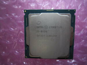1340★CPU Intel Core i5 8400 2.80GHZ SR3QT 動作品