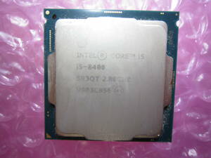 1344★CPU Intel Core i5 8400 2.80GHZ SR3QT 動作品