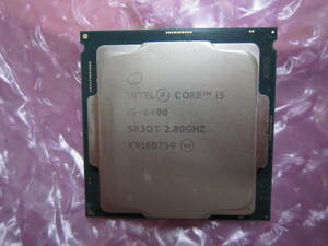 1417★CPU Intel Core i5 8400 2.80GHZ SR3QT 動作品