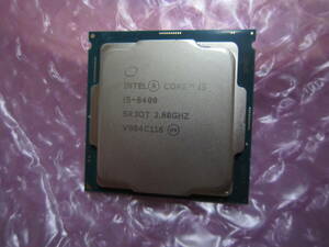 1420★CPU Intel Core i5 8400 2.80GHZ SR3QT 動作品