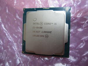 1421★CPU Intel Core i5 8400 2.80GHZ SR3QT 動作品