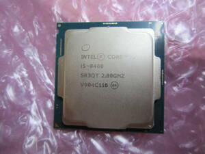 1422★CPU Intel Core i5 8400 2.80GHZ SR3QT 動作品