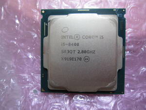 1485★CPU Intel Core i5 8400 2.80GHZ SR3QT 動作品