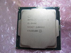 1488★CPU Intel Core i5 8400 2.80GHZ SR3QT 動作品