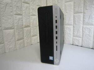 1573★HP ProDesk 600 G5 SFF Core i3 9100 HDD/無 メモリ/4GB　BIOS確認