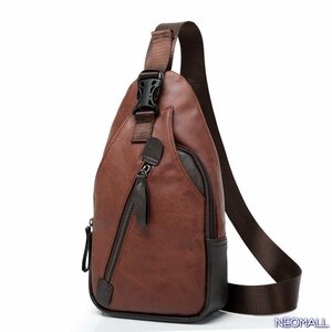  popular * body back [553] Brown diagonal .. shoulder 3way bag trekking camp high King cycling 