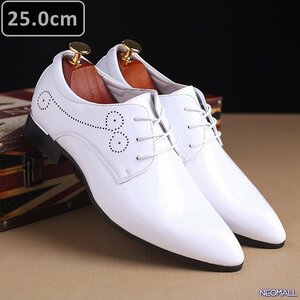 популярный товар * мужской бизнес кожа обувь белый размер 25.0cm кожа обувь обувь casual . искривление . ходить на работу легкий [443]