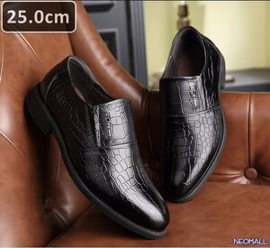  хорошо продающийся товар товар * мужской бизнес кожа обувь черный размер 25.0cm кожа обувь обувь casual . искривление . ходить на работу легкий [434]