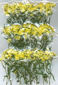  для бизнеса засушенный цветок hinagik ветка есть желтый цвет окраска большая вместимость 300 листов сухой цветок декоративный элемент resin . печать 