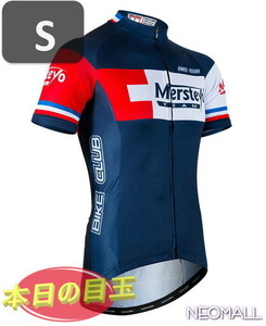 * now day. Medama * MERSTEYO cycling wear short sleeves S size bicycle wear cycle jersey . sweat speed . protection against cold new goods imported car goods [720]