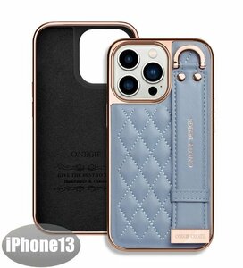 iPhone13 ケース ブルー おしゃれ スマホケース スマホカバー ブルー 耐衝撃 衝撃吸収【n284】