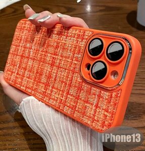 iPhone13 ケース オレンジ おしゃれ スマホケース スマホカバー 耐衝撃 衝撃吸収【n294】