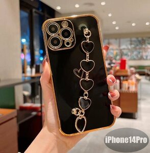 iPhone14PRO ケース ブラック おしゃれ スマホケース スマホカバー 耐衝撃 衝撃吸収【n282】