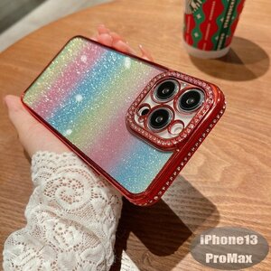 iPhone13PROMax case red stylish smartphone case smartphone cover Impact-proof impact absorption [n292]