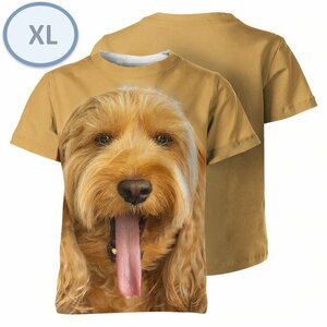 ドッグ 半袖 Tシャツ 【n-233-D】 XLサイズ 犬 イヌ いぬ