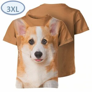 ドッグ 半袖 Tシャツ 【n-233-E】 3XLサイズ 犬 イヌ いぬ