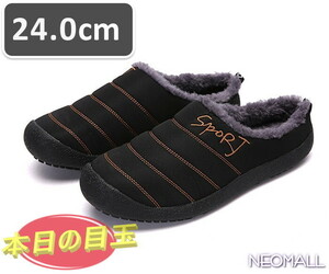 1 start * autumn winter . exactly reverse side nappy slip-on shoes [855] black 24.0cm light weight sneakers driving shoes gentleman shoes casual 