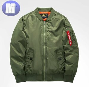  jacket MA1 type green M flight jacket blouson 
