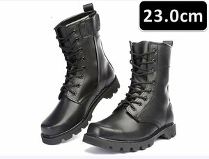  military boots men's black 23.0cm 105lai DIN g boots Rider's boots protection against cold motorcycle supplies motorcycle Short for adult high quality 