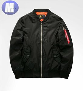  jacket MA1 type black M flight jacket blouson 