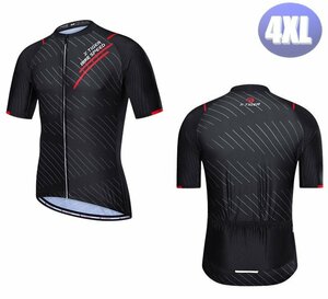x-tiger サイクリングウェア 半袖 4XLサイズ 自転車 ウェア サイクルジャージ 吸汗速乾防寒 新品 インポート品【n601-rd】