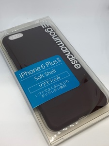 ☆1スタ 【在庫限り】iPhone6plus iPhone6splus ソフトシェルケース ブラウン シンプル アイフォーン アイフォーンカバー キズ防止