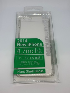 ☆1スタ 【在庫限り】iPhone6 iPhone6s ハードシェルグロスジャケット クリアー シンプル アイフォーン アイフォーンカバー キズ防止