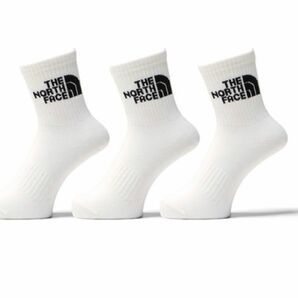 THE NORTH FACE Logo 3P Crew socks 靴下 3足組