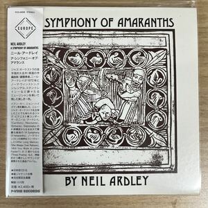 UKジャズ 紙ジャケット仕様 Neil Ardley / A Symphony Of Amaranths P-Vine Records / PCD-24558