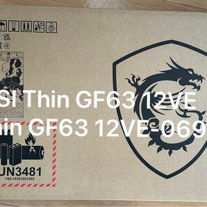 MSI Thin GF63 12VE Thin GF63 12VE-069JP