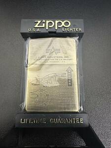 ZIPPO　ジッポーライター　ALPHA INDUSTRIES　ゴールドカラー　長期保管品