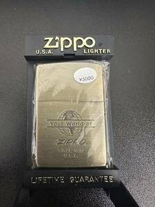 ZIPPO　ジッポーライター　ゴールドカラー　長期保管品　7
